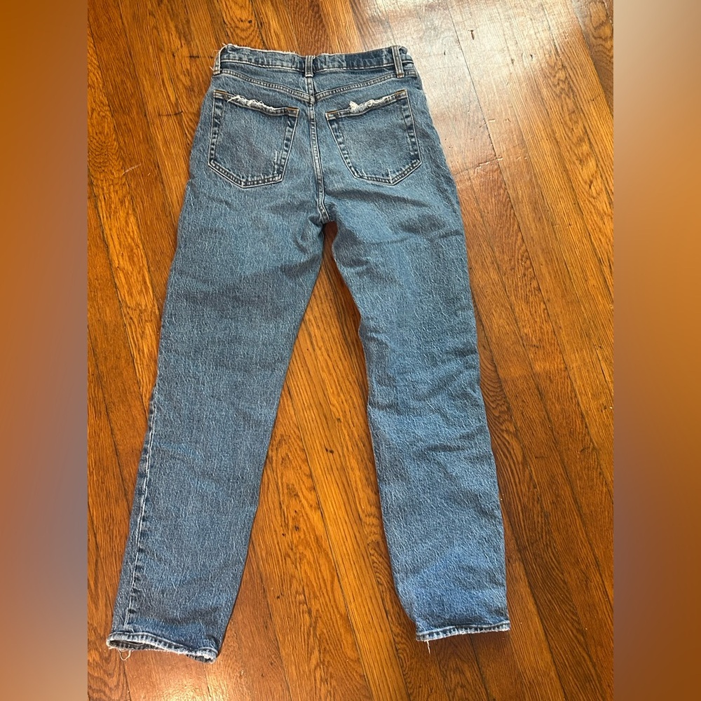 Abercrombie & Fitch Blue Women's High Rise Jeans - Picture 3 of 3